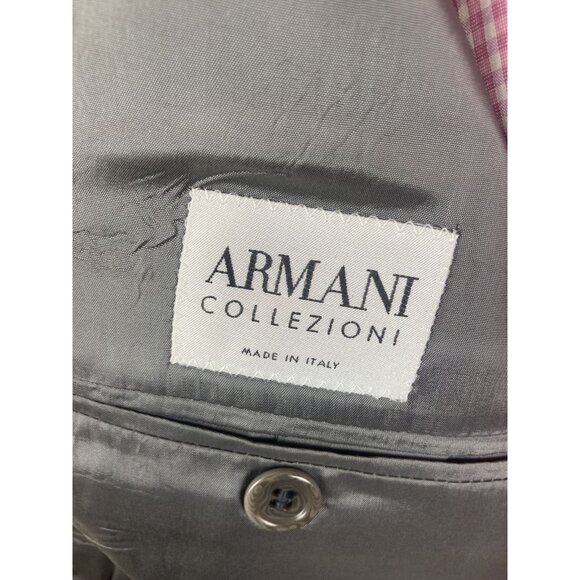 ARMANI Collezioni Italian Gray Modern 2Btn Sport Jacket 42 R / L - Picture 5 of 5